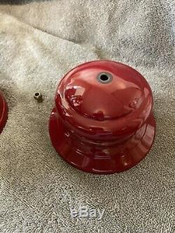 Vintage Coleman 200A Burgundy Lantern Dated 9 of 1962 With Original Box