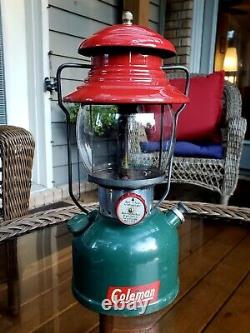 Vintage Coleman 200A Christmas Lantern Made in USA 9/1951