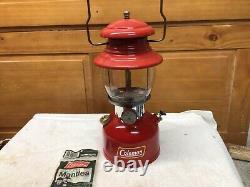 Vintage Coleman 200A Red Lantern 10/1958