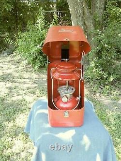 Vintage Coleman 200 A Lantern & Metal Case Untested As Is 1967 5/67 No Globe