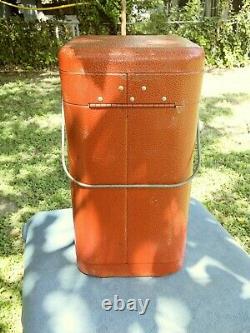 Vintage Coleman 200 A Lantern & Metal Case Untested As Is 1967 5/67 No Globe