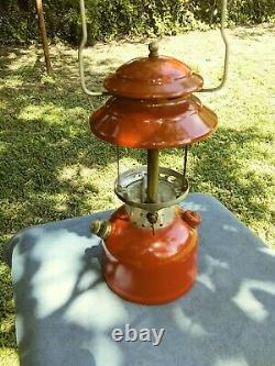 Vintage Coleman 200 A Lantern & Metal Case Untested As Is 1967 5/67 No Globe