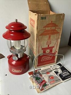 Vintage Coleman 200 A Lantern Never Fired Excellent Condition