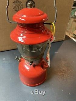 Vintage Coleman 200 A Red Lantern Great Condition
