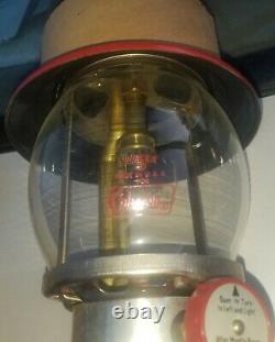 Vintage Coleman 200 A Red Lantern Marked T 60 On Base Never Used