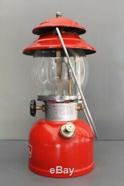 Vintage Coleman 200a195 Lantern In Original Box With Instruction Manual