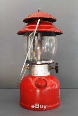 Vintage Coleman 200a195 Lantern In Original Box With Instruction Manual