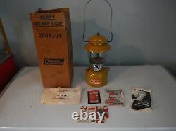 Vintage Coleman 200a Gold Bond lantern dated May 1972