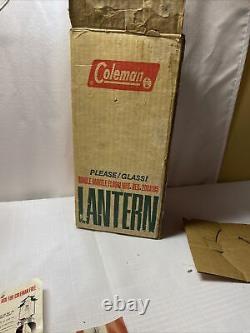 Vintage Coleman 200a Lantern 10/68 Dark Red Awesome! Box Single Mantle 1968