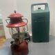 Vintage Coleman 200a Lantern Date 9/1955 Pat #1973134 & Hard Case Original Con