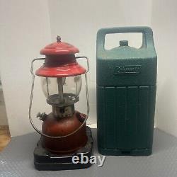 Vintage Coleman 200a Lantern Date 9/1955 Pat #1973134 & Hard Case Original Con