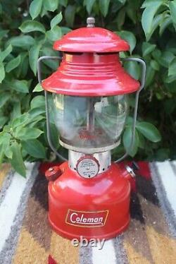 Vintage Coleman 200a Red Lantern 11 / 1958