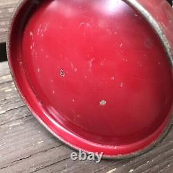 Vintage Coleman 200a Red Lantern 9/61 Original Pyrex Globe