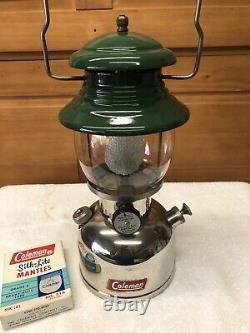 Vintage Coleman 202 Single Mantle Lantern 1958