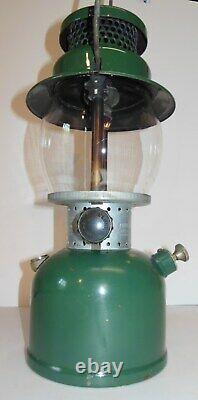 Vintage Coleman 242C Lantern October 1946 Pyrex Globe