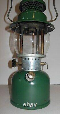 Vintage Coleman 242C Lantern October 1946 Pyrex Globe