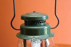 Vintage Coleman 242NL Junior Lantern No Date Single Mantle Green/Nickel 1932-33