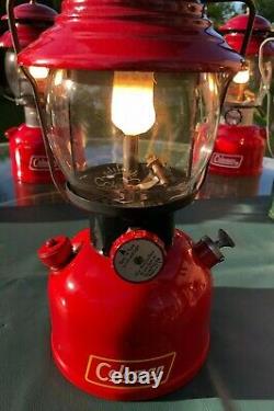 Vintage Coleman Black Band 200A Lantern (03/52) (working)