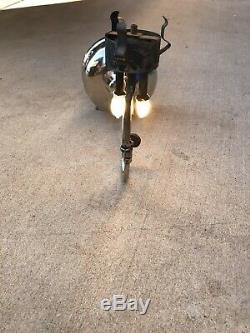 Vintage Coleman Bq Wall Lamp Table Lantern Dated 7/10 Quicklite No Dents Works