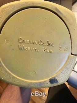Vintage Coleman Christmas Lantern 200a 11/52 Refurbished With Gold 200a Case