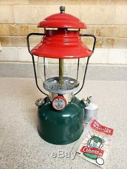 Vintage Coleman Christmas Lantern Model 200 Dated 4/1951