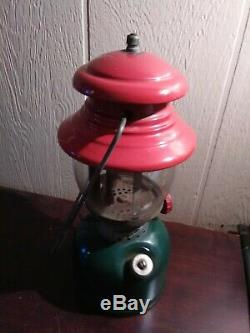 Vintage Coleman Christmas tree lantern 200A dated 9/51