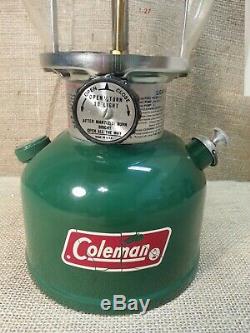 Vintage Coleman Green 200-A700 Single Mantle Gasoline Lantern Nov 1982 Birthday