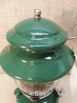 Vintage Coleman Green 200-A700 Single Mantle Gasoline Lantern Nov 1982 Birthday