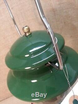 Vintage Coleman Green 200-A700 Single Mantle Gasoline Lantern Nov 1982 Birthday