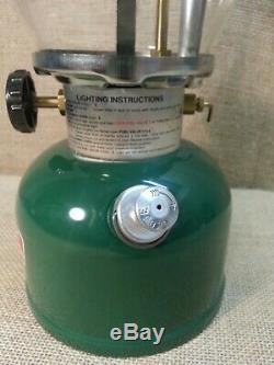 Vintage Coleman Green 200-A700 Single Mantle Gasoline Lantern Nov 1982 Birthday