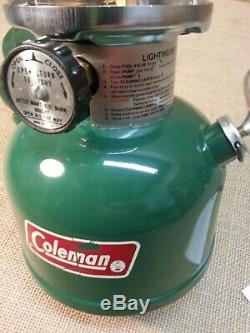 Vintage Coleman Green 200-A700 Single Mantle Gasoline Lantern Nov 1982 Birthday