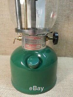 Vintage Coleman Green 200-A700 Single Mantle Gasoline Lantern Nov 1982 Birthday