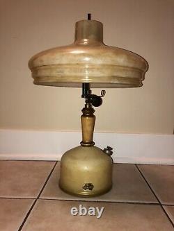 Vintage Coleman Kerosene Lantern Model 143 Gold/Yellow Tone 1910 Pattern Rare