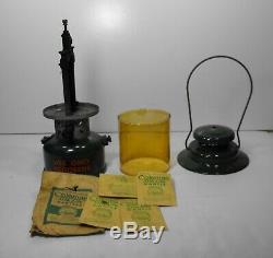 Vintage Coleman Lamp And Stove Co. Model 237B Kerosene Lantern Military 1 Mantl