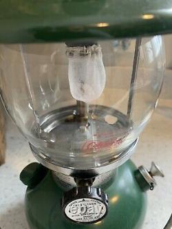 Vintage Coleman Lantern 200a 05/83 May 1983 Green Withbox