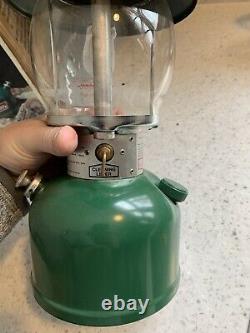 Vintage Coleman Lantern 200a 05/83 May 1983 Green Withbox