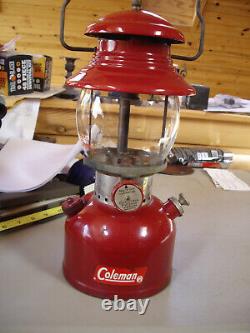 Vintage Coleman Lantern 200a Burgundy 7/1961