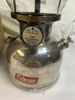 Vintage Coleman Lantern 202 Professional Model May 1959 WithOriginal Box