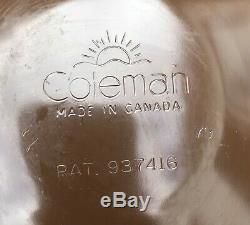 Vintage Coleman Lantern Brown Model 621-b 2-79 February 1979 With Metal Case