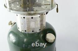 Vintage Coleman Lantern Double Mantle Green Original Box 220F195