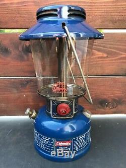 Vintage Coleman Lantern Easi Lite Blue Model 621-a 1-76 January 1976 Globe USA