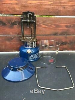 Vintage Coleman Lantern Easi Lite Blue Model 621-a 1-76 January 1976 Globe USA