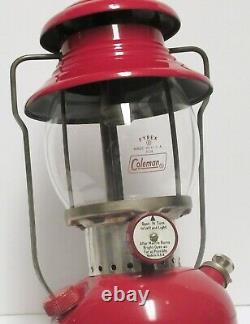 Vintage Coleman Lantern Model 200A Single Mantle 8/62 Excellent