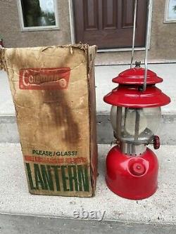 Vintage Coleman Lantern Model 200A With Box Lantern
