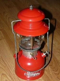 Vintage Coleman Lantern Model 200 Single Mantle Lantern with T-66 Generator