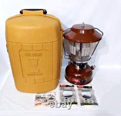 Vintage Coleman Lantern Model 275 Brown 08/79 With Case Tested Beautiful