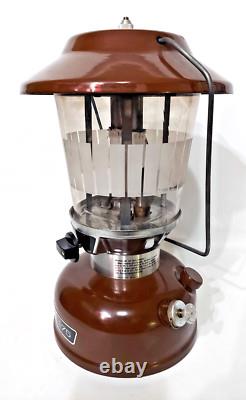 Vintage Coleman Lantern Model 275 Brown 08/79 With Case Tested Beautiful