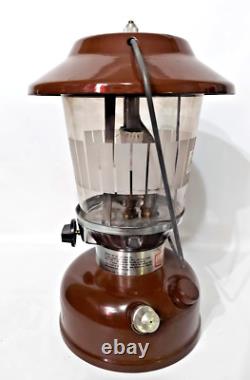 Vintage Coleman Lantern Model 275 Brown 08/79 With Case Tested Beautiful