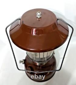Vintage Coleman Lantern Model 275 Brown 08/79 With Case Tested Beautiful