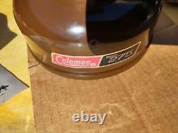 Vintage Coleman Lantern Model 275 Brown 1981 MINT NEW in Box never fired